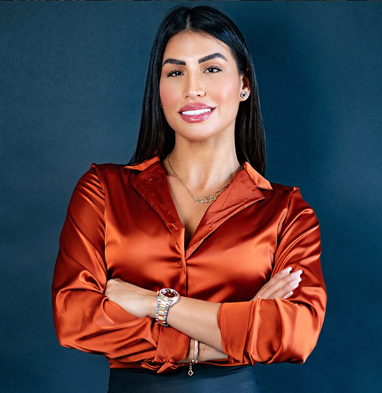 woman smiling